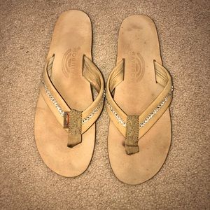 Rainbow Sandals with Swarovski Rhinestones